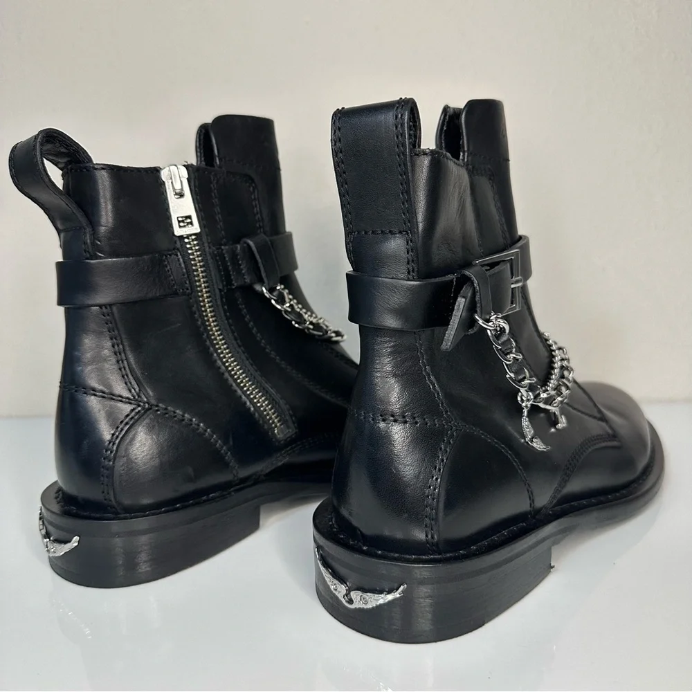Zadig & Voltaire Black Leather Sole